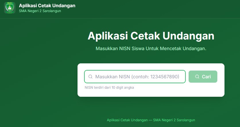 Cetak Undangan Calon Wali Murid